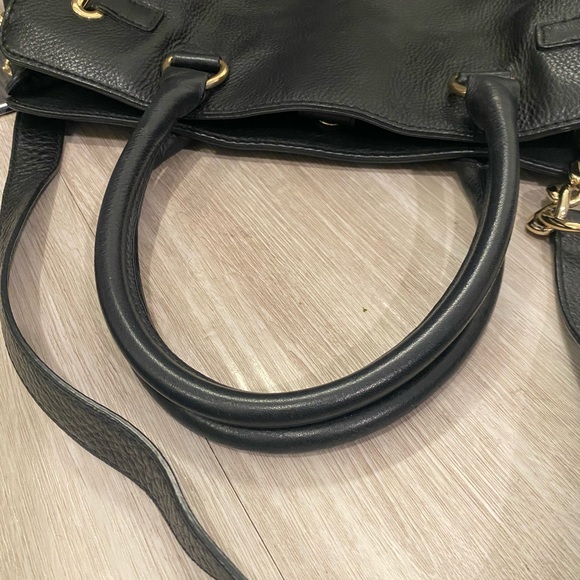 Michael Kors Pebbled Leather Satchel - Picture 8 of 11